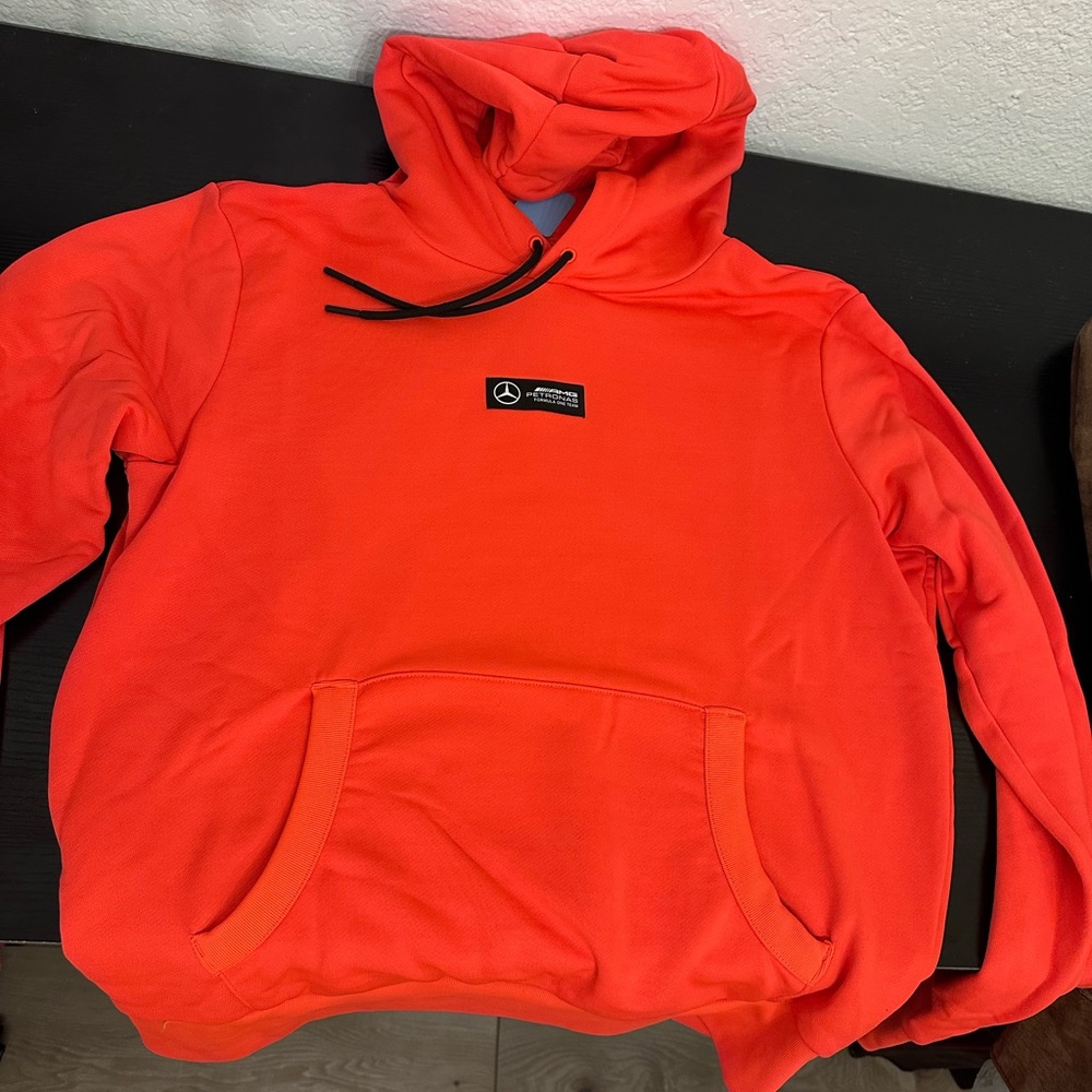 Mercedes AMG Petronas Bright Orange Hoodie